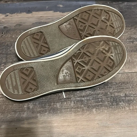 (9) Converse All Star Gray Men's Shoes - Picture 8 of 8